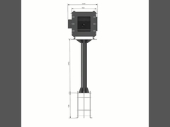 Outdoor waterproof projector housing thermostat Ip66 dustproof video projector housing