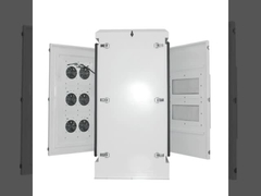 Cabine de rede exterior de folhas galvanizadas IP65 com controle de temperatura do termostato