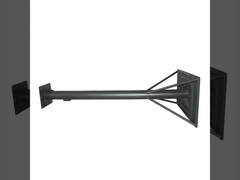 Piso de aço montado em poste vertical com capacidade de carga de 1000 libras