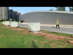 Outdoor projector housing